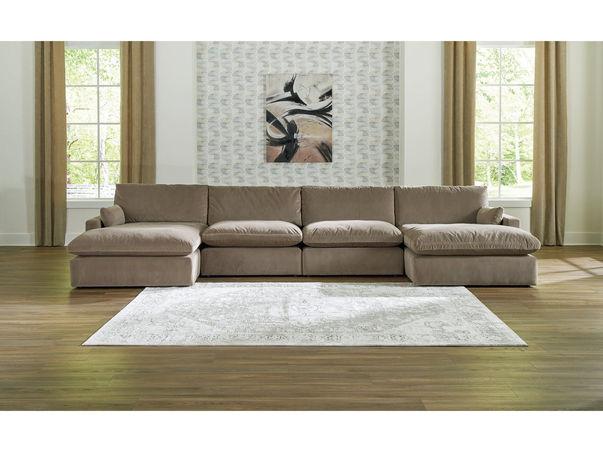 Sophie Cocoa Velvet Modular Sectional Units "Create your own Style"
